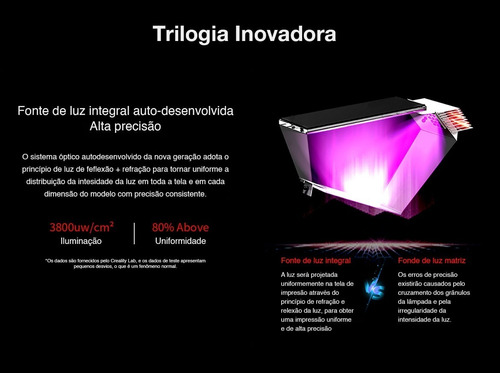 Imagem 10 de 10 de Impressora 3d Creality Halot One Cl-60 + Nf + Garantia 1 Ano