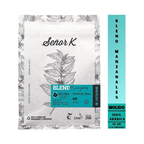 Señor K Café Blend Manizales Intensidad Media  - 250g