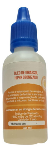  Óleo De Girassol Hiper Ozonizado 30ml