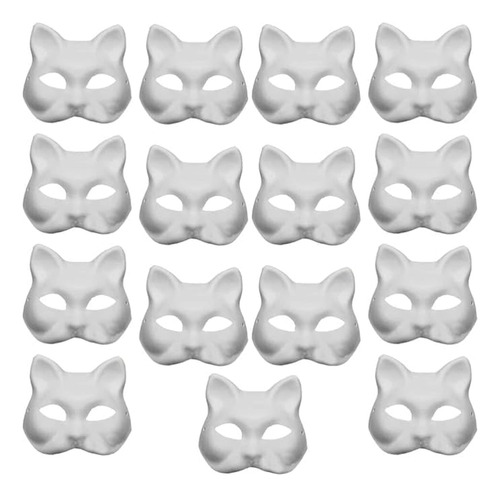 Juego De Máscaras Para Gatos Macadam Creative Diy Con Pintur