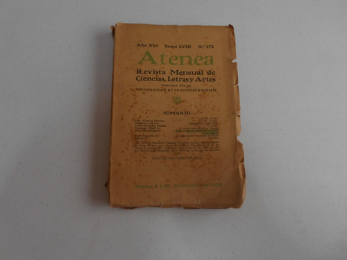 Atenea Noviembre De 1939.