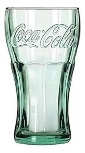 Juego De 2 Vasos Clásicos De Coca Cola De Vidrio, 17 Onzas Transparente