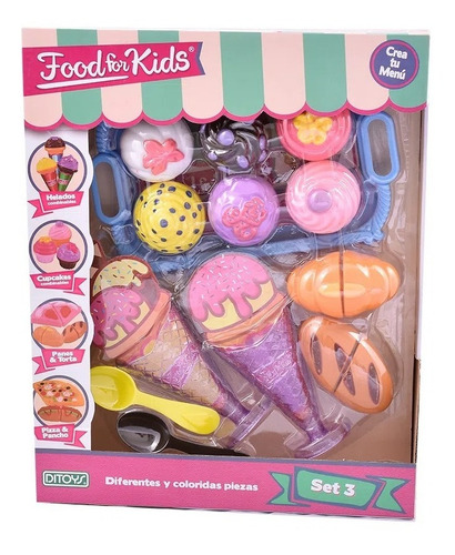 Imagen 1 de 2 de Food For Kids Set 3 Comiditas Con Abrojo (5096)