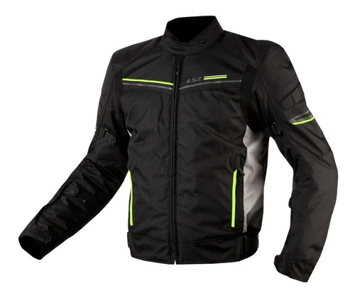 Campera Moto Ls2 Cordura Touring Protecciones 4 Estaciones