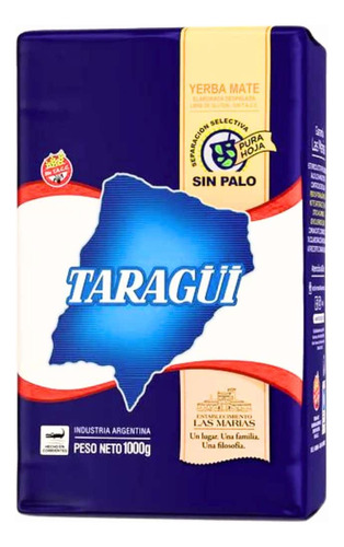 Pack X 6 Yerba Mate Taragui Sin Palo X 1 Kg