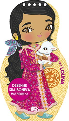 Libro Desenhe Sua Boneca Marroquina Com Louna De Camélia Vár