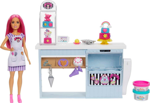 Barbie Muñeca Y Accesorios, Juego De Panadería - Play Set