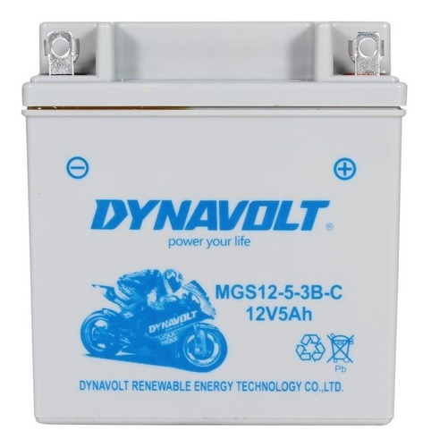 Bateria Dynavolt Mgs12-5-3b-c (yb5l-b) (12n5-3b) Rider One