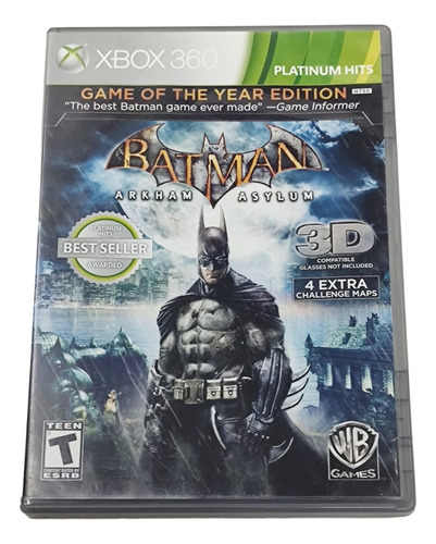Batman Arkham Asylum Para Xbox 360. Original.