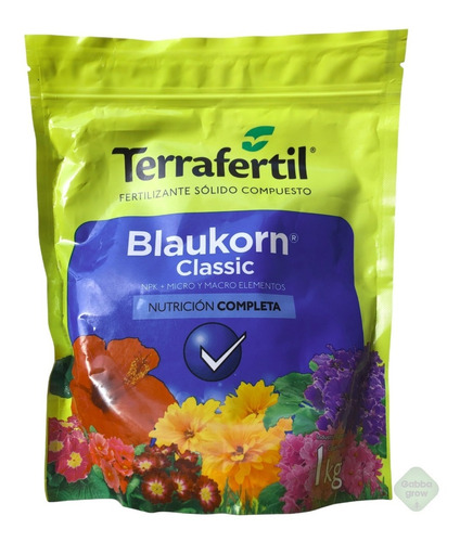Fertilizante Blaukorn X 1 Kilo Terrafertil Gabba Grow