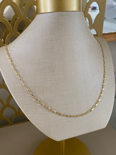 Corrente Cartier Alongado 3mm - 55cm Ouro 18k Envio Imediato