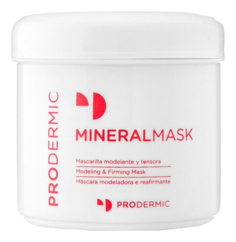 Prodermic Mascarilla Modelante Y Tensora Mineral Mask 500ml Tipo de piel Todo tipo
