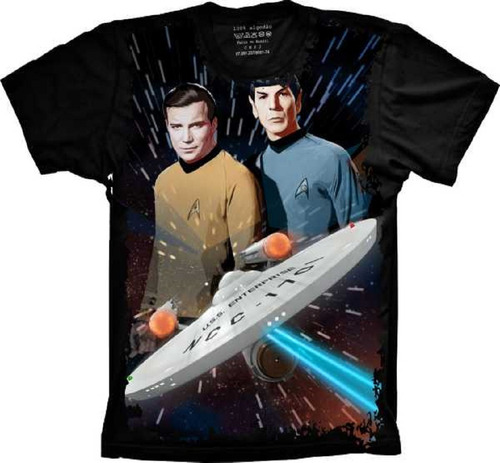 Camiseta Plus Size Filme - Star Trek