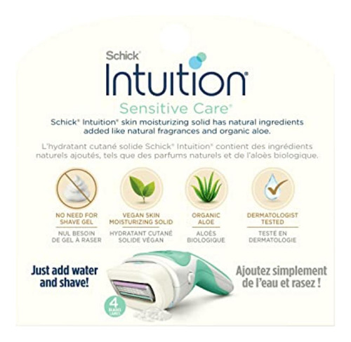 Schick Intuition Sensitive Moisturizing Razor Blade Refills
