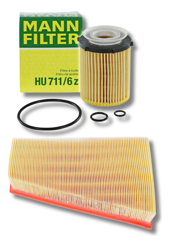 Kit 2 Filtros Mercedes A200 A250 B200 Aire Aceite