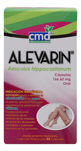 Alevarin Aesculus Hippocastanum Medicamento Herbolario