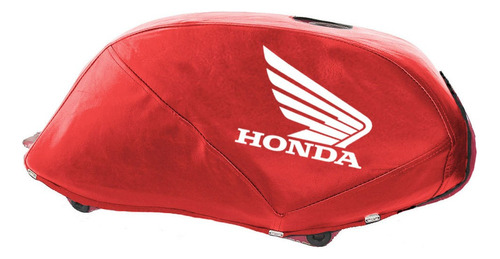 Capa De Tanque Comum Honda Cbx-200 Strada - Com Logo Cor Vermelho
