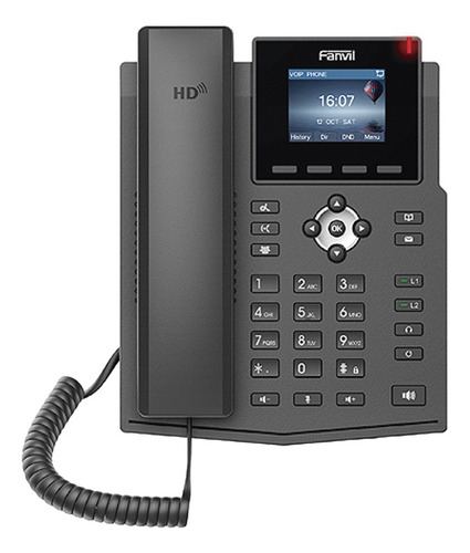 Teléfono Ip Empresarial 4 Líneas Sip Lcd Fanvil X3sp-v2