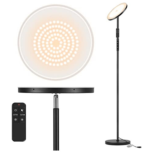 Led Floor Lamp, 2400lm Super Bright Standing Lamp 250w Equiv