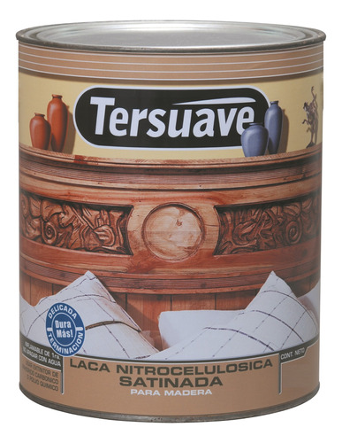 Laca Nitrocelulósica Madera Satinada 1l Tersuave - Davinci