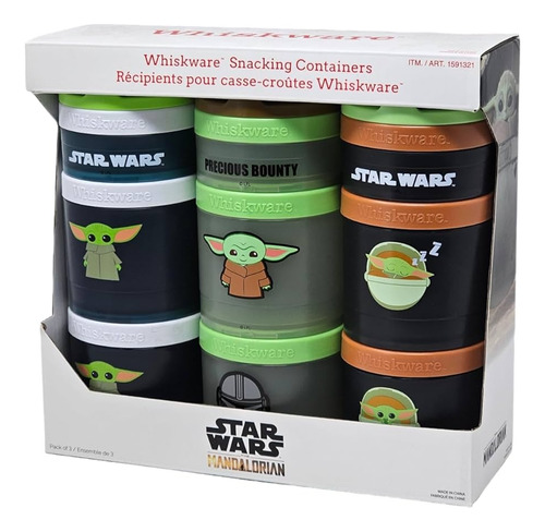 Recipiente Para Snacks The Mandalorian Whiskware  Star Wars