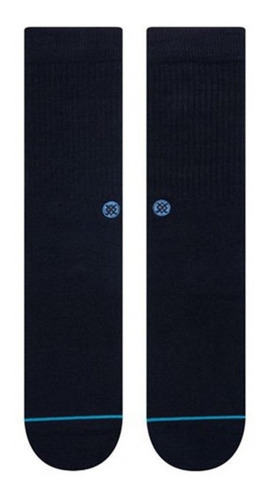 Imagem 2 de 2 de Meia Cano Longo Stance Modelo Icon Cor Azul Marinho