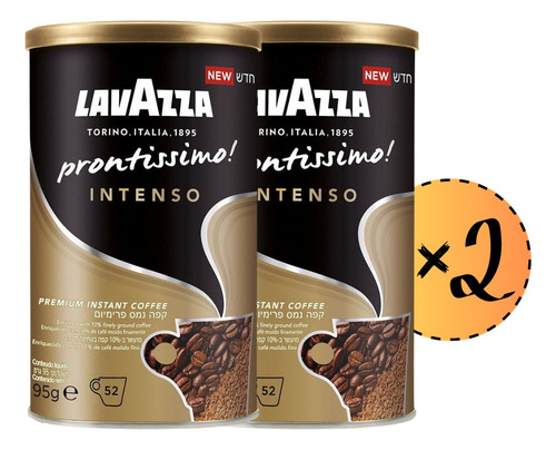 Café Instantáneo Lavazza Prontísimo Intenso Pack X2