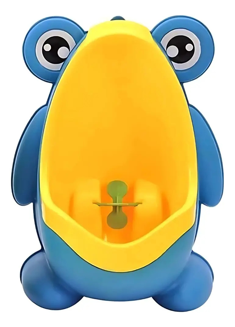 Mictorio Sapinho Pinico Desfralde Criança Treino Baby Cor Azul E Amarelo