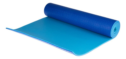 Mat Yoga Eco Friendly Alfombra Ejercicios Eva Yoga Mat Color Azul