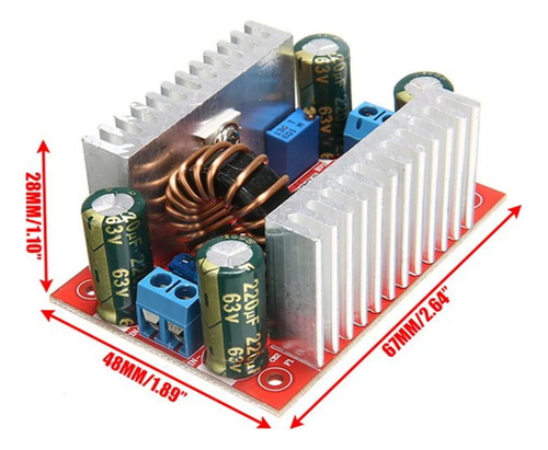Modulo Elevador De Voltaje Booster De Voltaje 400w 15a