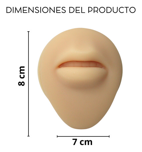 Labios Silicona Micropigmentación Tatuaje Exhibidor Piercing