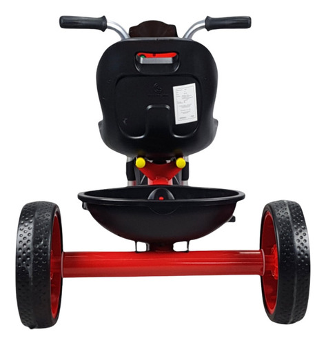 Triciclo Para Niños Diseño Mazinger Con Luz Y Sonido Color Rojo