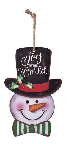  Snowman Door Wall Plaque Sign Christmas Holiday New Ye...