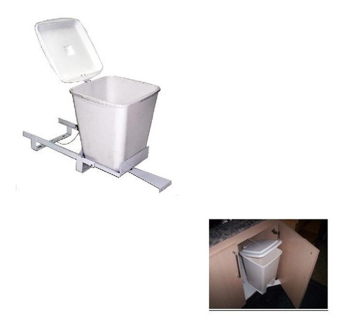 Cubo Tacho Para Residuos 15 Lts. Difha 402 Extr. Automatica