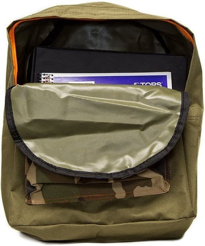 Mochila Everest Basic Color Block, Color Oliva/camuflaje, Ta
