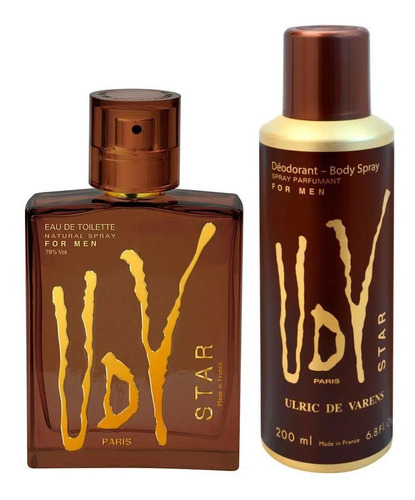 Kit Perfume Udv Star 100ml + Desodorante 200ml
