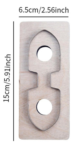 Troquel De Corte De Cuero De Madera Llaveros Estilo B