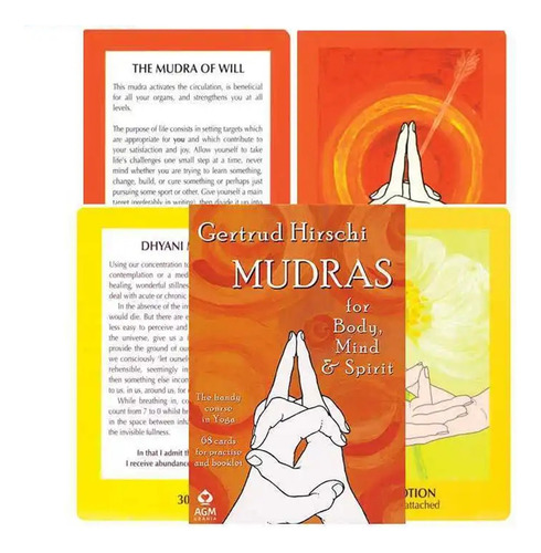 Cartas Mudras Yoga Para Cuerpo Mente Espiritu 68 Cartas