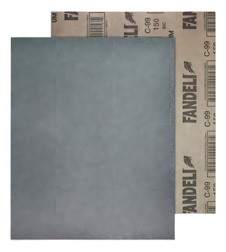 50pz Lija Hoja Fandeli C-99 Grano 150 .230x.280m Metal