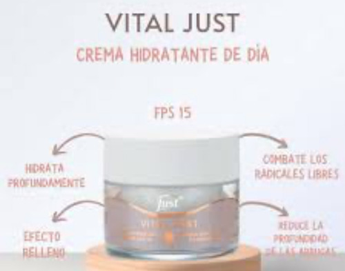 Combo Crema De Día Cfp15 50gs+ Crema Noche 25gs Just Todo Tipo De Piel Día/noche