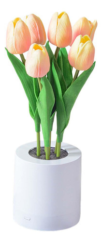 Tulip Night Light Plantas De Flores Artificiales Sala De