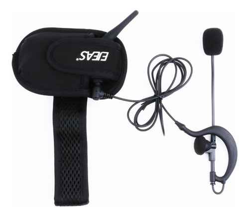 Imagem 6 de 10 de Kit 2 Comunicador Árbitro Juiz Futebol 1200mt Cor Preto
