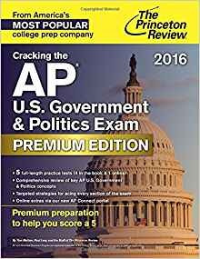 Cracking The Ap Us Government  Y  Politics Exam 2016, Premiu