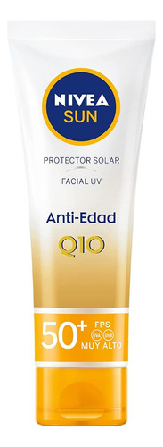 Protector Solar Facial Nivea Sun Anti Edad Q10  Fps50+ 50ml