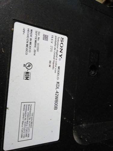 Imagen 3 de 3 de Barra De Leds Sony 74.42t35.001-0-dx1 Kdl-42w800b