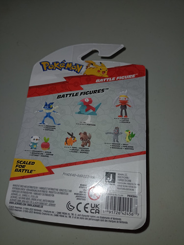 Pokémon Frogadier Battle Feature Figure Original Nintendo (Usado)