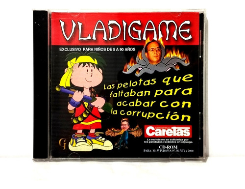 Cd Rom Juego De Vídeo Vladigame Caretas 2000