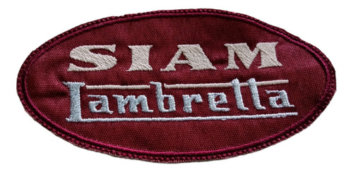 Parche Bordado Vintage Siam Lambretta