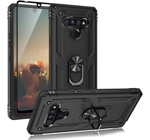 Funda Negra Con Protector Para Telefono LG Stylo 6