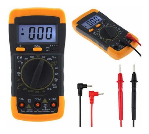 Tester Multimetro Digital Pantalla Lcd A830l Corriente